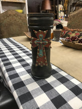 Load image into Gallery viewer, Vintage Cross Candleholder- small