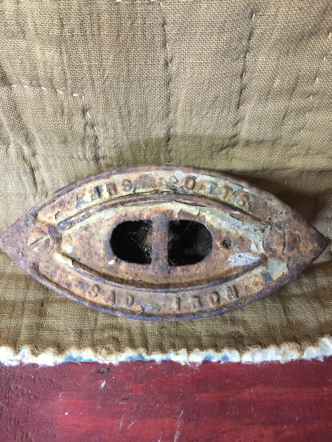 Abestos sad iron cast