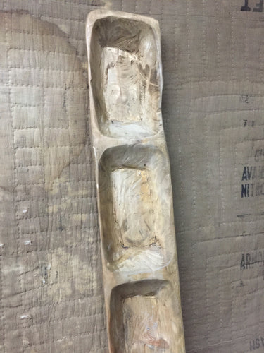 Wooden Divided Bowl