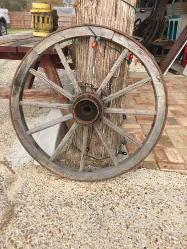 Antique Vintage Wooden Wagon wheels