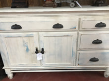 Load image into Gallery viewer, White Cabinet w/ blue tint