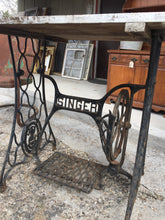 Load image into Gallery viewer, Antique Singer Sewing Machine Table