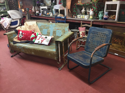 Vintage Glider and Chair