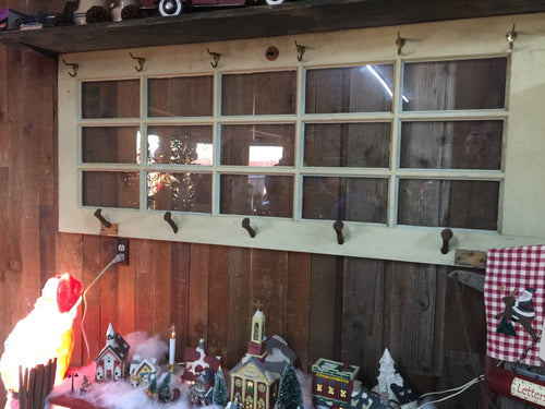 Vintage Window Coat Hanger