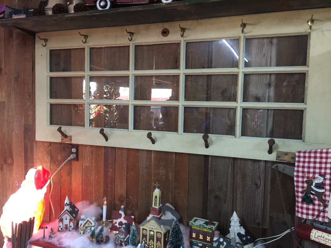 Vintage Window Coat Hanger