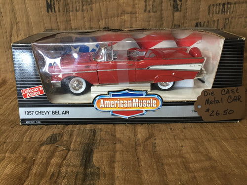 1957 Chevy Bel Air Metal Car