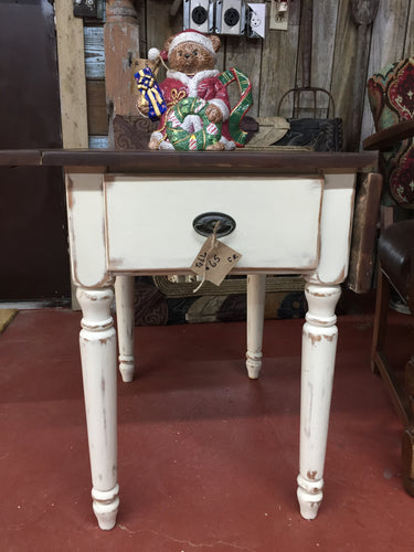 Wooden , One Drawer Table