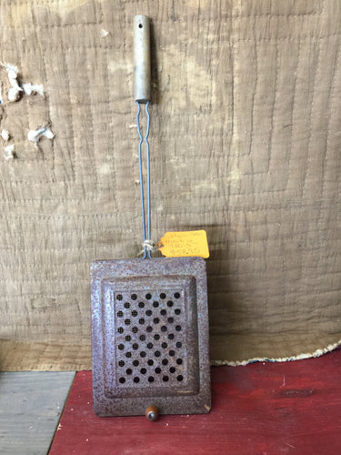 Antique Metal Primitive 1930’s Popcorn Popper