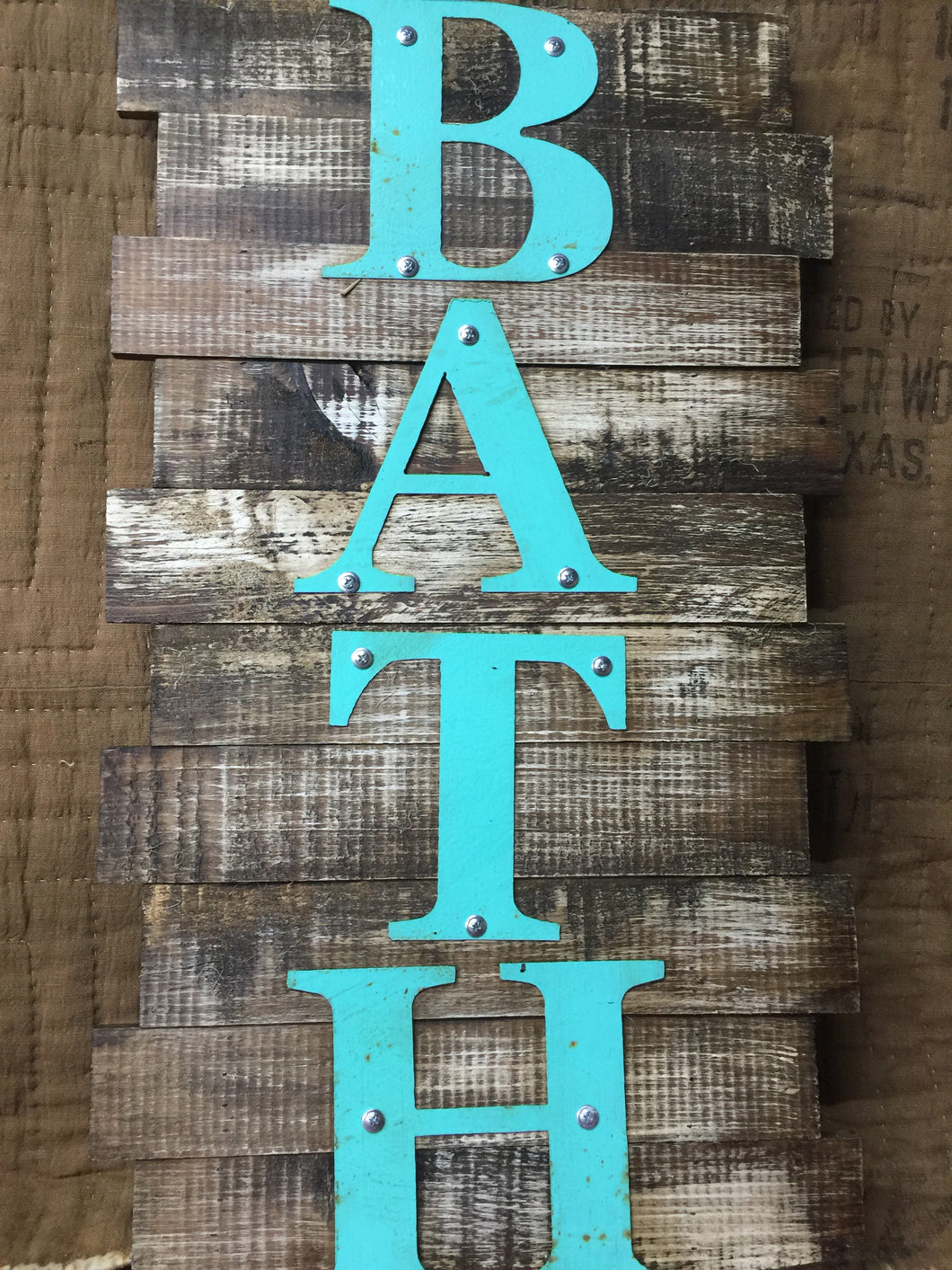 “Bath” Sign