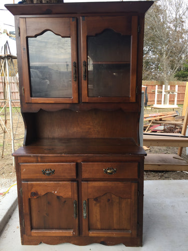 Vintage Wooden Hutch