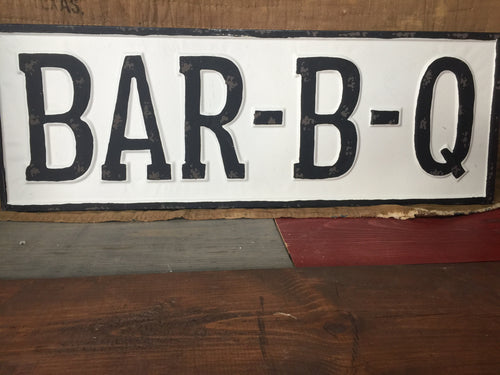 BBQ sign