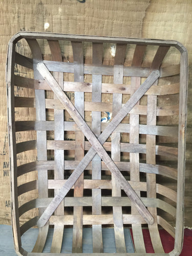 Large Vintage Tobacco Basket