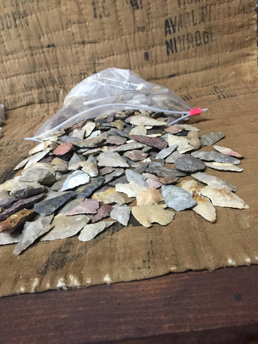 Authentic Native American Arrowheads