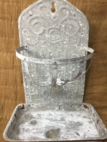 Vintage White Soap Dish