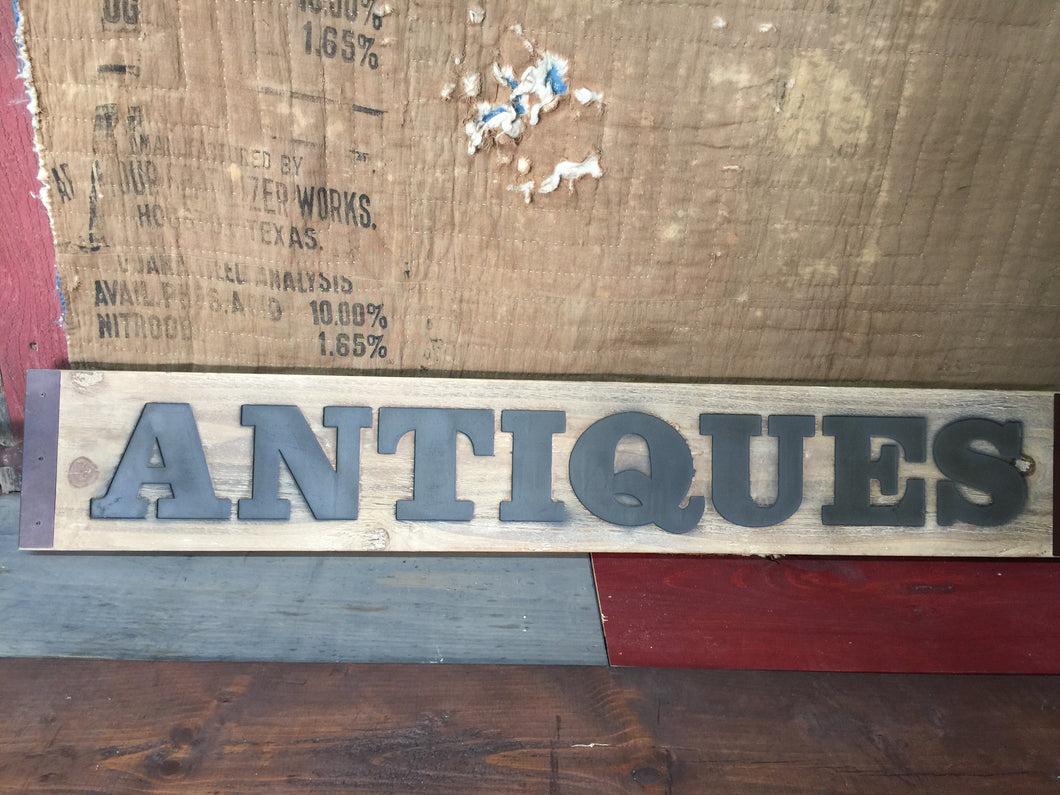 Vintage Antique Sign