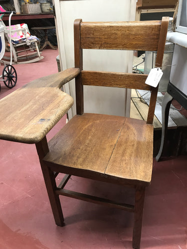 Vintage Wooden School Desk