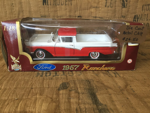 1957 Ranchero Die Cast Metal Car