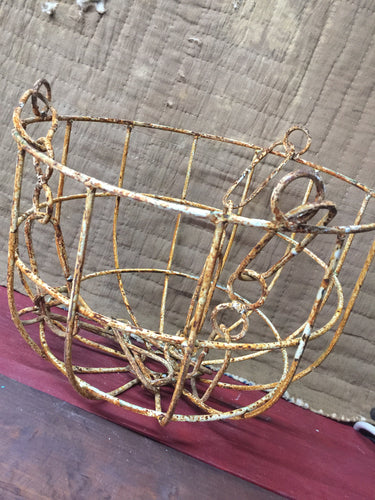 Antique Metal Hanging Basket