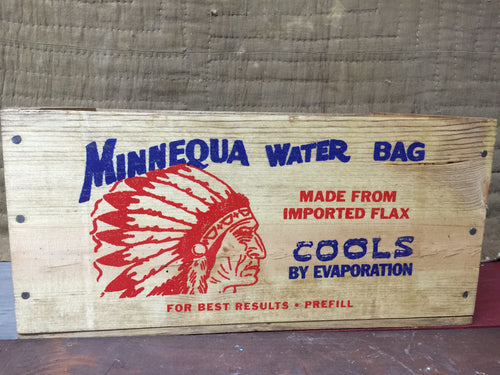 “Minnequa Water Bag” Box