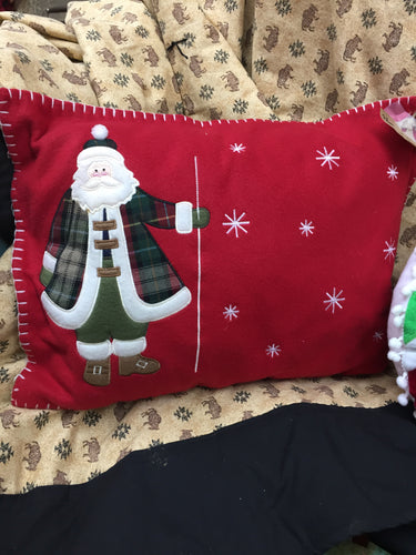 Festive Santa Pillow