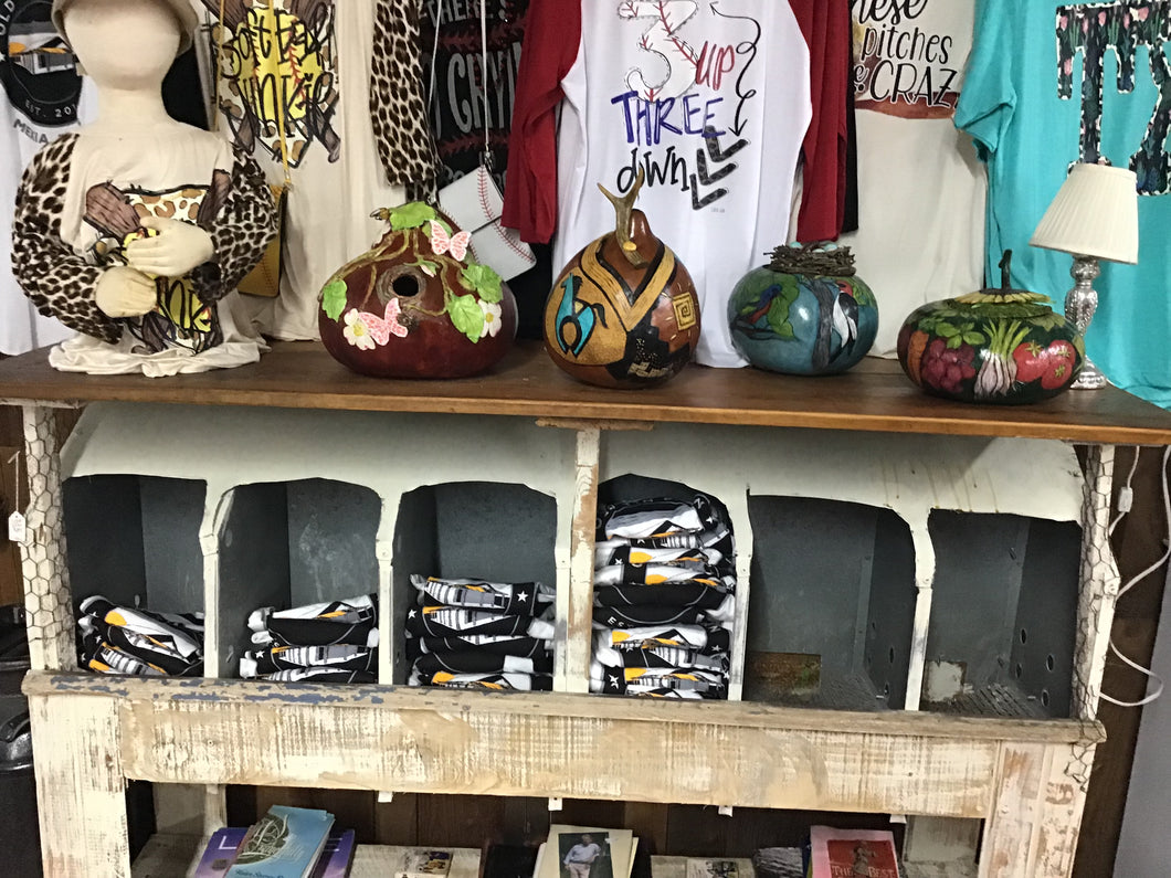 Hand painted gourds